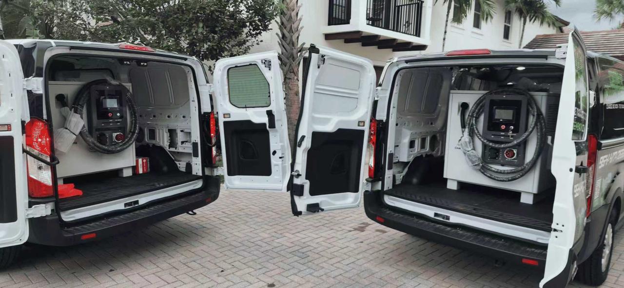eWattGo twin mobile charging units